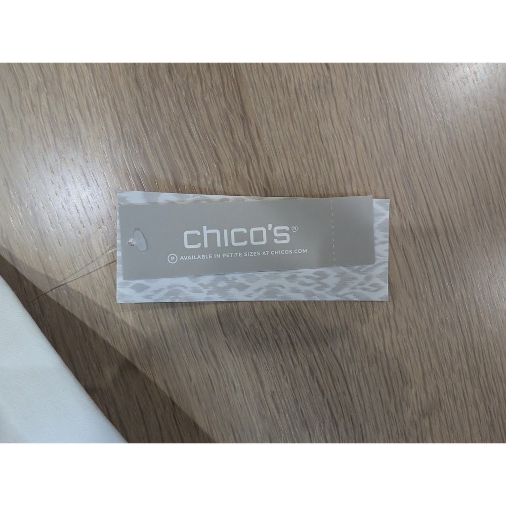NWT Chico's So Slimming Brigitte Sz 1.5R US 10R Alabaster Pull On Hi-Rise Pants - Picture 6 of 9